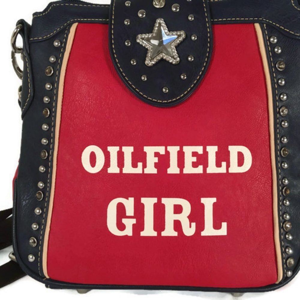 Montana West Oilfield Girl Crossbody Purse - Picture 3 of 8